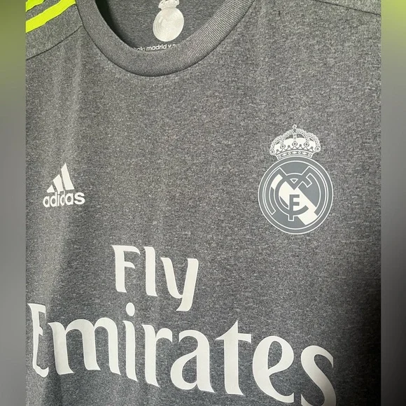 Men’s Match Issued Authentic Adidas Real Madrid CF 2015/16 Away Jersey Isco #22